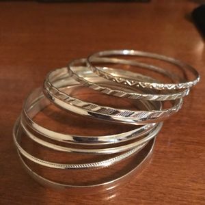 4 for $15.00 Stacked Bangle Bracelets